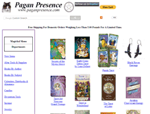 Tablet Screenshot of paganpresence.com